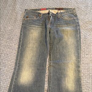 Ag Adriano Goldschmied Women's Boot Cut Faded Blue Jeans